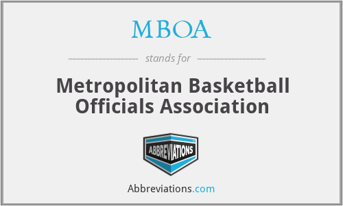 MBOA - Metropolitan Basketball Officials Association