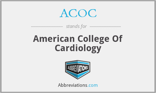 ACOC - American College Of Cardiology