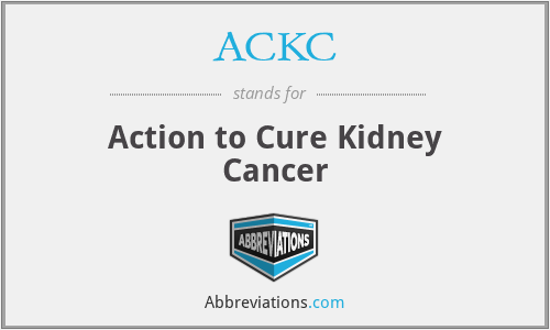 ACKC - Action to Cure Kidney Cancer