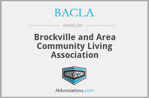 BACLA - Brockville and Area Community Living Association