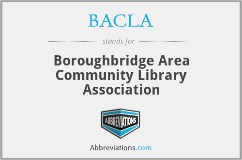 BACLA - Boroughbridge Area Community Library Association