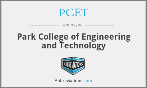 PCET - Park College of Engineering and Technology