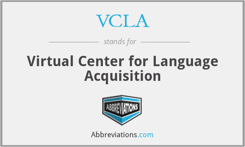 VCLA - Virtual Center for Language Acquisition