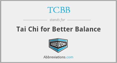TCBB - Tai Chi for Better Balance