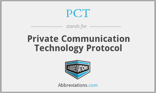 PCT - Private Communication Technology Protocol