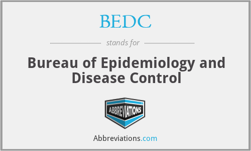 BEDC - Bureau of Epidemiology and Disease Control