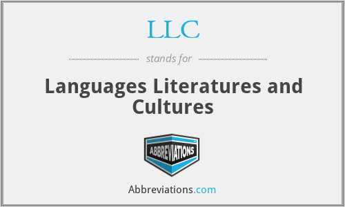 LLC - Languages Literatures and Cultures