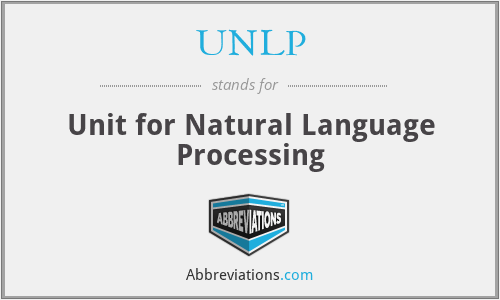 UNLP - Unit for Natural Language Processing