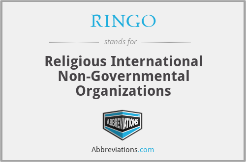 RINGO - Religious International Non-Governmental Organizations