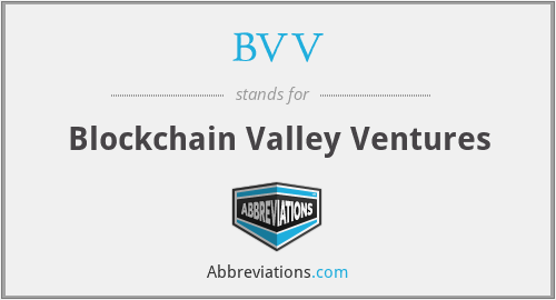BVV - Blockchain Valley Ventures