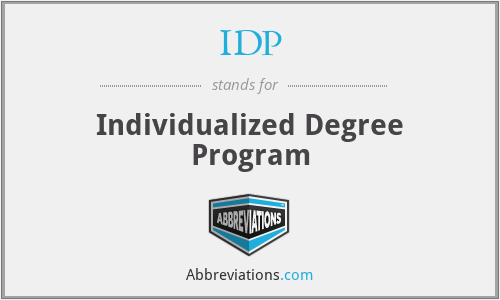 IDP - Individualized Degree Program