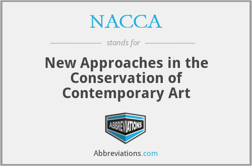 NACCA - New Approaches in the Conservation of Contemporary Art