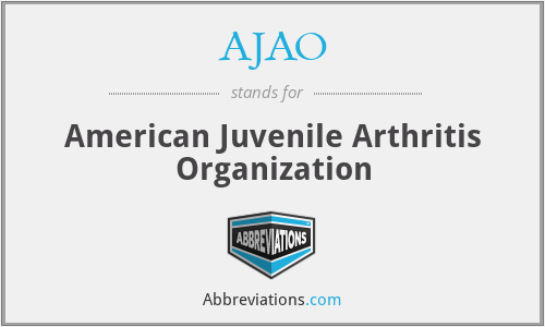 AJAO - American Juvenile Arthritis Organization