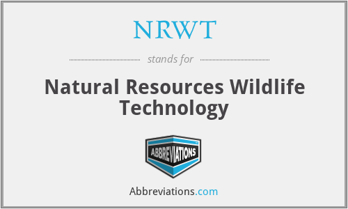 NRWT - Natural Resources Wildlife Technology