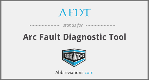 AFDT - Arc Fault Diagnostic Tool