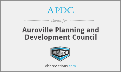 APDC - Auroville Planning and Development Council