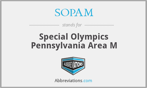 SOPAM - Special Olympics Pennsylvania Area M
