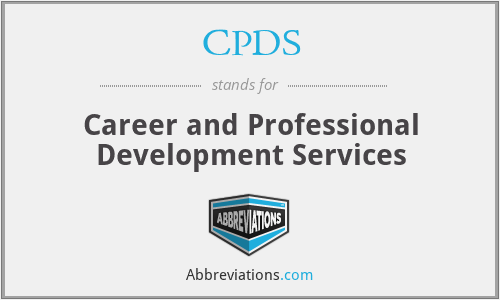 CPDS - Career and Professional Development Services