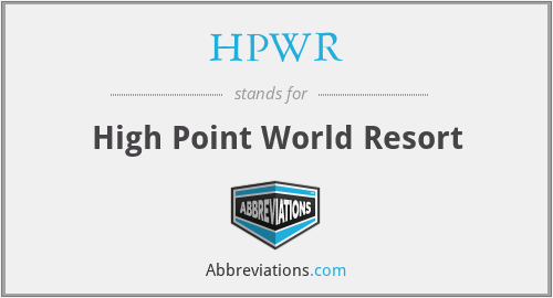 HPWR - High Point World Resort