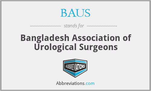 BAUS - Bangladesh Association of Urological Surgeons