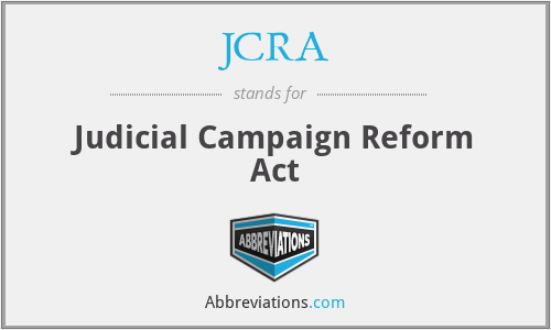 JCRA - Judicial Campaign Reform Act