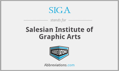 SIGA - Salesian Institute of Graphic Arts