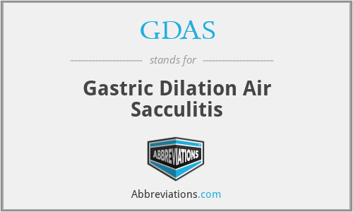 GDAS - Gastric Dilation Air Sacculitis