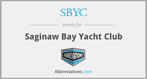 SBYC - Saginaw Bay Yacht Club