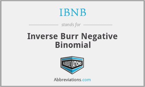 IBNB - Inverse Burr Negative Binomial