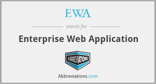 EWA - Enterprise Web Application