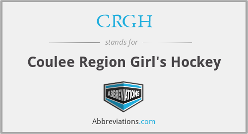 CRGH - Coulee Region Girl's Hockey
