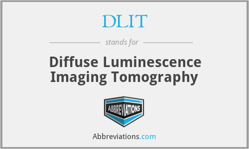 DLIT - Diffuse Luminescence Imaging Tomography