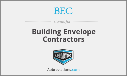 BEC - Building Envelope Contractors