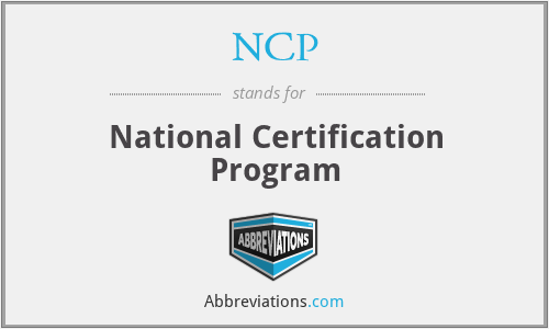 NCP - National Certification Program