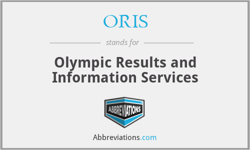 ORIS - Olympic Results and Information Services