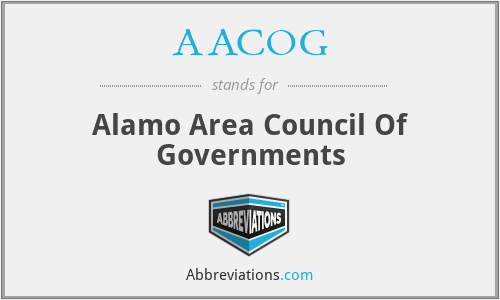 AACOG - Alamo Area Council Of Governments