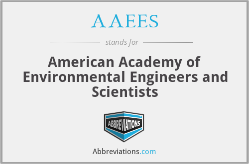 AAEES - American Academy of Environmental Engineers and Scientists