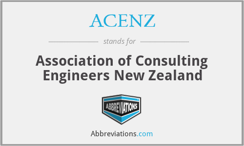 ACENZ - Association of Consulting Engineers New Zealand