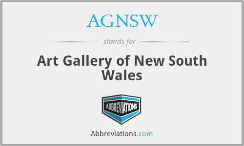 AGNSW - Art Gallery of New South Wales