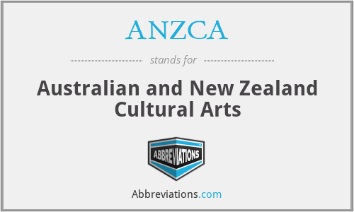 ANZCA - Australian and New Zealand Cultural Arts
