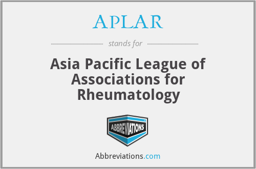 APLAR - Asia Pacific League of Associations for Rheumatology