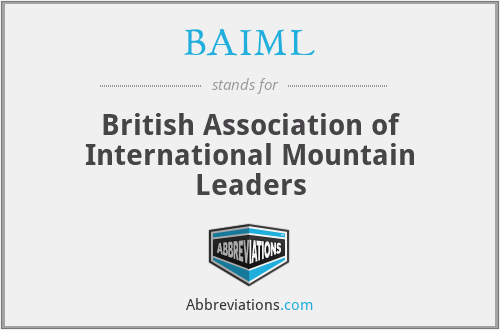 BAIML - British Association of International Mountain Leaders