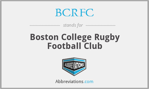 BCRFC - Boston College Rugby Football Club