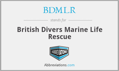BDMLR - British Divers Marine Life Rescue
