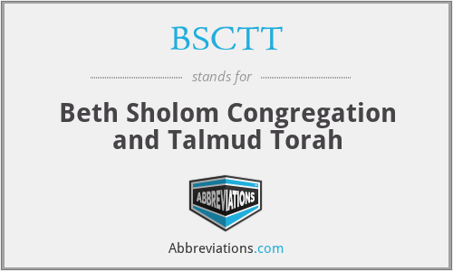 BSCTT - Beth Sholom Congregation and Talmud Torah