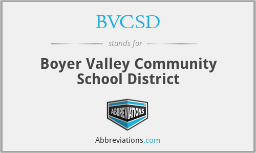 BVCSD - Boyer Valley Community School District