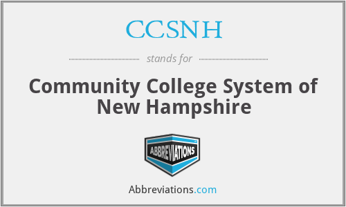 CCSNH - Community College System of New Hampshire
