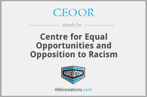 CEOOR - Centre for Equal Opportunities and Opposition to Racism