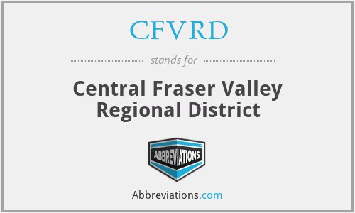 CFVRD - Central Fraser Valley Regional District