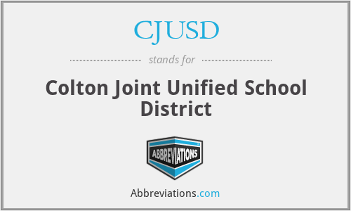 CJUSD - Colton Joint Unified School District